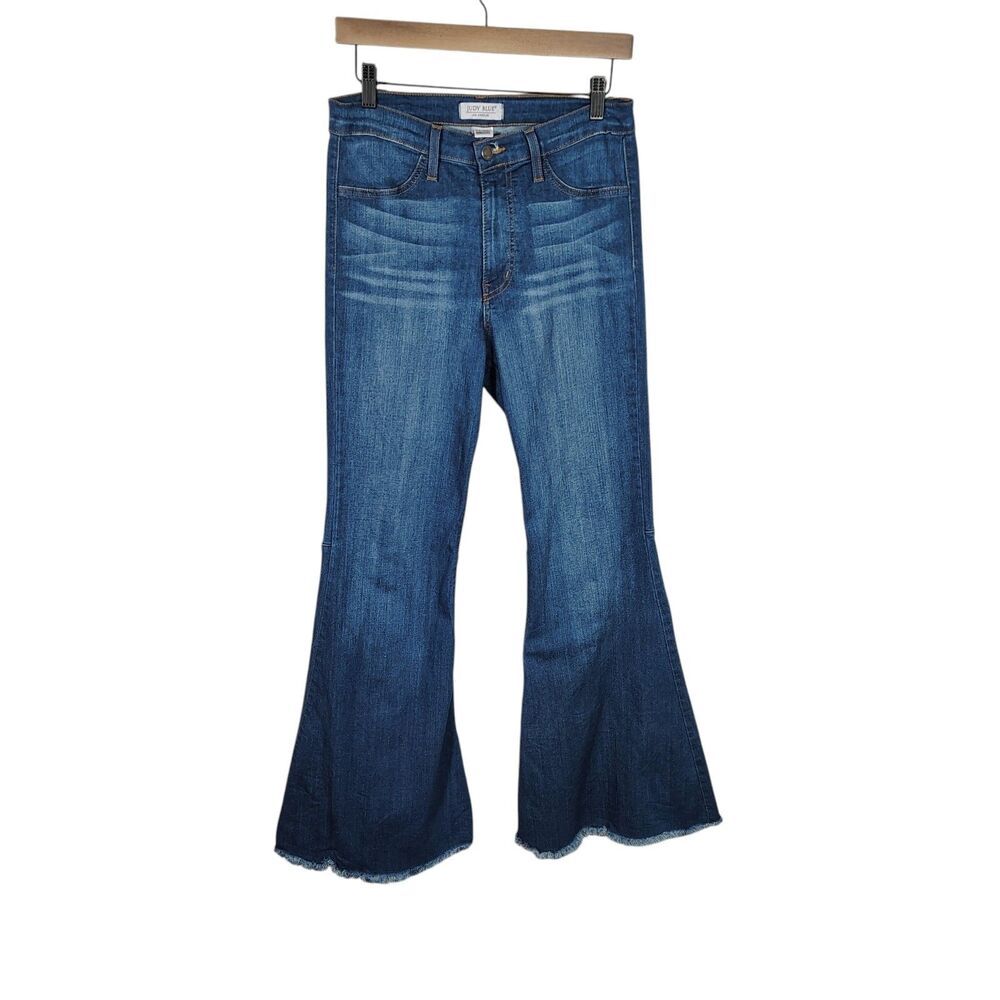Judy Blue Jeans Denim Flare 8396 Memphis High Rise Bell Bottoms Size 11/30 - Picture 2 of 10